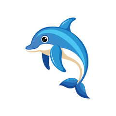dolphin fish vector art and illustration