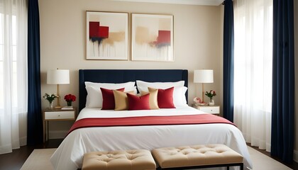 Photo interior modern design room 3d illustration