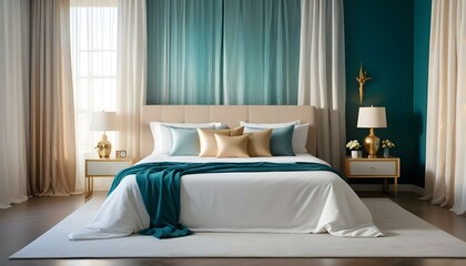 Photo interior modern design room 3d illustration