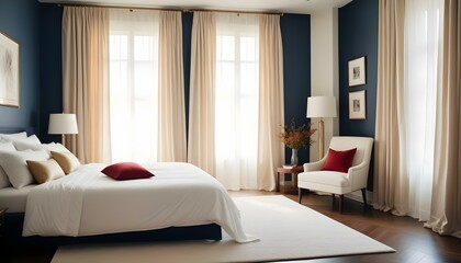 Photo interior modern design room 3d illustration