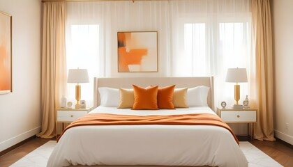 Photo interior modern design room 3d illustration