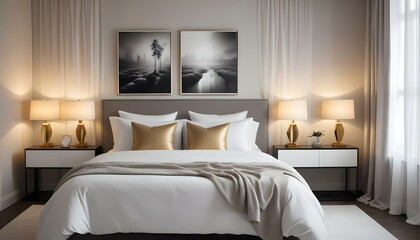 Photo interior modern design room 3d illustration