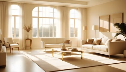 Fototapeta premium Photo interior modern design room 3d illustration