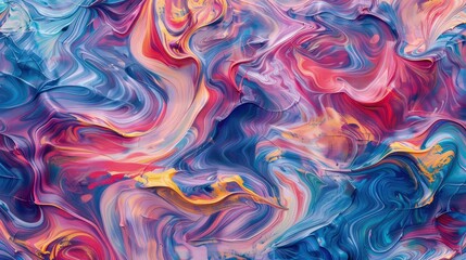A seamless artistic background with swirling, multicolored oil paints, thickly applied with both brush and knife, creating an impression of movement and depth.