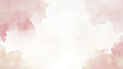 watercolor background with abstract brushed texture in horizontal orientation. Hand drawn vector texture. Brush stroked painting pastel color watercolour