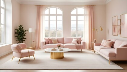 Photo interior modern design room 3d illustration