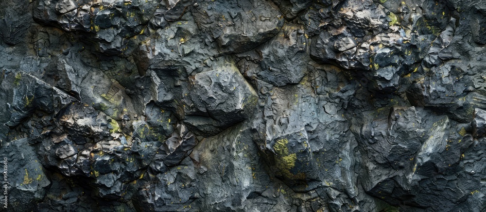 Aufkleber natural background with a rough vulcan stone texture and copy space image