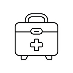 First Aid Kit icon vector stock illustration