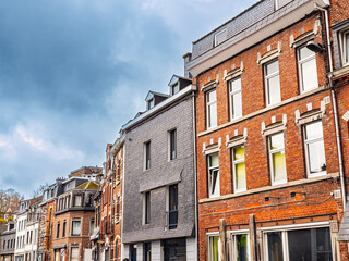 Antique building view in Spa, Belgium