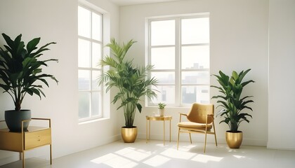 Photo interior modern design room 3d illustration