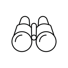 Binoculars icon vector stock illustration