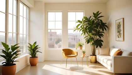 Photo interior modern design room 3d illustration