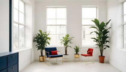 Photo interior modern design room 3d illustration