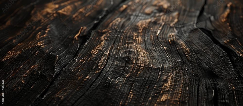 Aufkleber background of dark wood texture with a vintage natural pattern for a graphic s copy space image