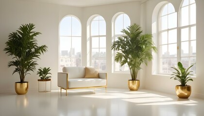 Photo interior modern design room 3d illustration