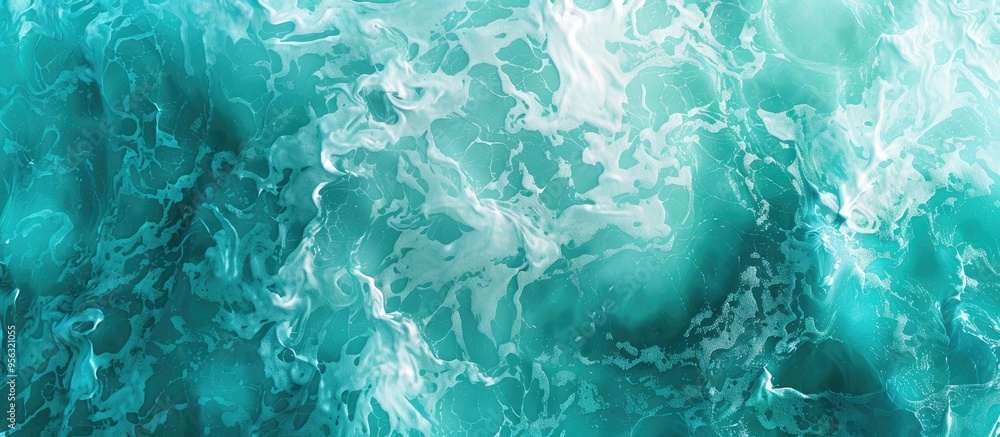 Leinwandbilder a grungy abstract background in shades of seawater or turquoise color it can be used as wallpaper or