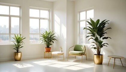 Photo interior modern design room 3d illustration
