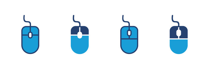 Mouse icon vector. click icon vector. pointer icon vector.