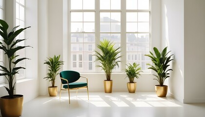 Photo interior modern design room 3d illustration