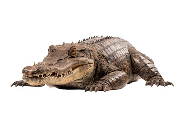Obraz premium Crocodile PNG image with transparent background ideal for wildlife, reptile conservation, and nature-themed graphic design projects