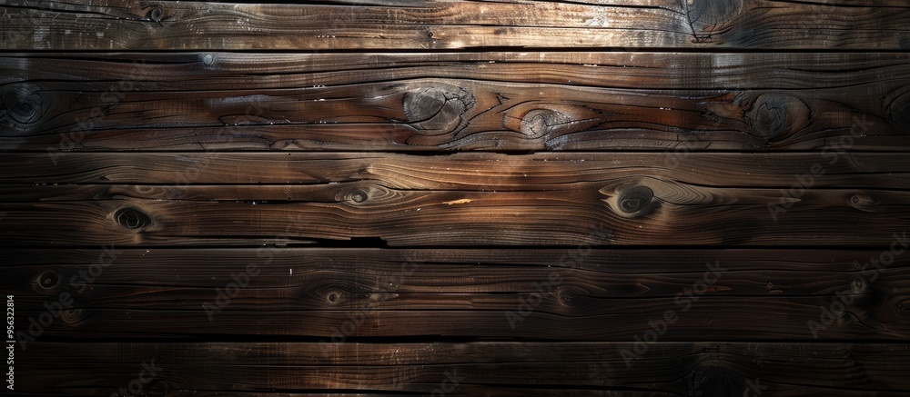 Aufkleber dark wood background design with copy space image