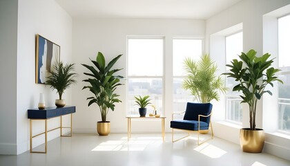 Photo interior modern design room 3d illustration