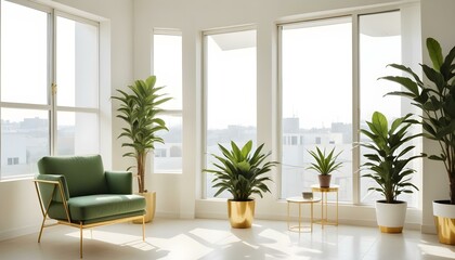 Photo interior modern design room 3d illustration