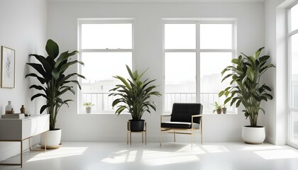 Photo interior modern design room 3d illustration