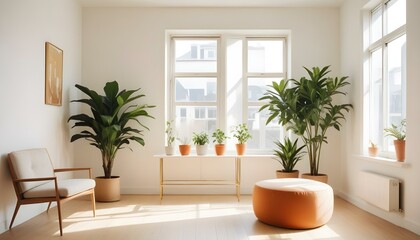 Photo interior modern design room 3d illustration