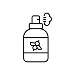 Insect Repellent icon vector stock illustration