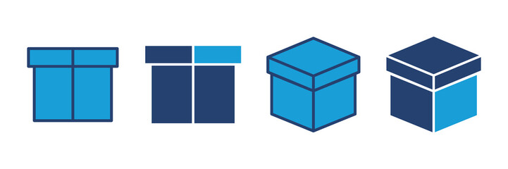 Box icon vector. box vector icon, package, parcel