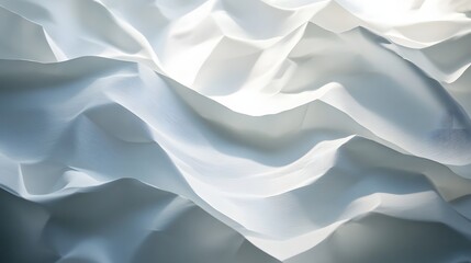 Obraz premium 15. Abstract paper folds and creases arranged in a 3D configuration with light and shadow play