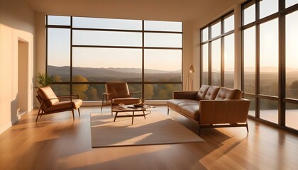 Photo interior modern design room 3d illustration