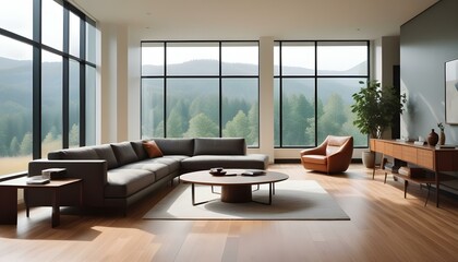 Photo interior modern design room 3d illustration