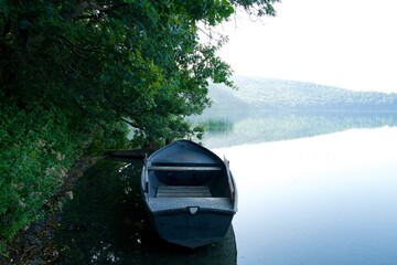 boat on the lake