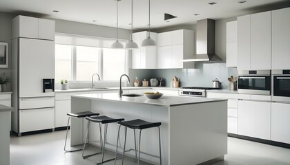 Photo interior modern design room 3d illustration