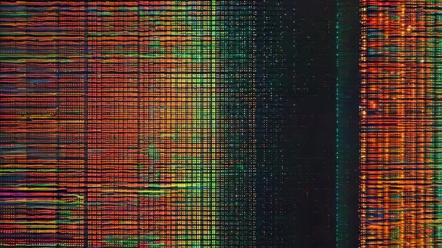 Digital pixel noise pattern mimicking a static TV screen