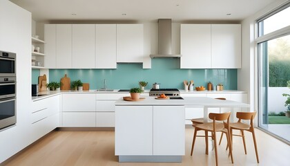 Fototapeta premium Photo interior modern design room 3d illustration