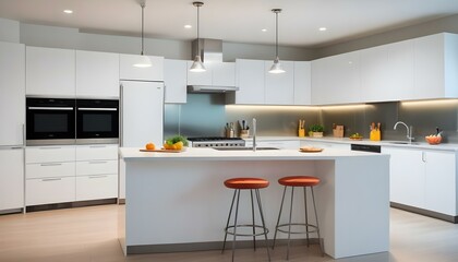Photo interior modern design room 3d illustration