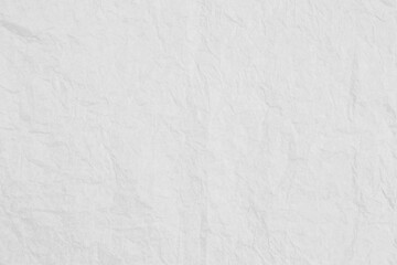 Abstract white crumpled paper texture background, blank white wrinkled paper pattern background