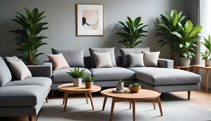 Photo interior modern design room 3d illustration