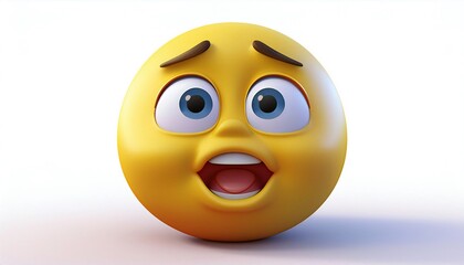 Fototapeta premium 3d emoji of the joy, emotions and gestures of sadness