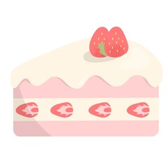 cake with strawberry