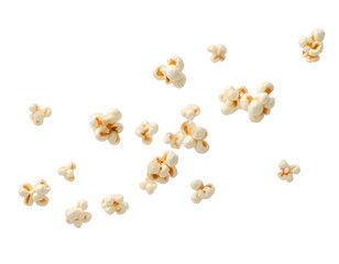 popcorn isolated on white background