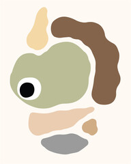 colorful elegant shape abstract object