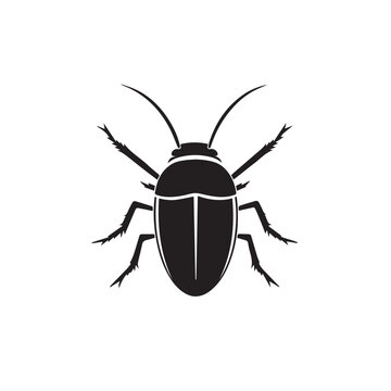 recommend clip art: Cockroach in cartoon, doodle style . Image for t-shirt, web, mobile apps and ui. Isolated 2d vector illustration in logo, icon, sketch style, Eps 10, black and white. AI Generative