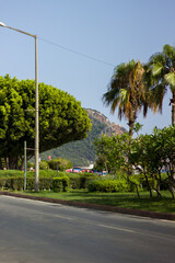 Fototapeta premium Embankment of the city of Alanya, Turkey. Part 1.