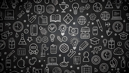 Seamless Education black background