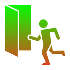 Emergency Exit Icon