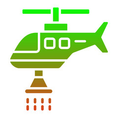 Firefighter Helicopter Icon